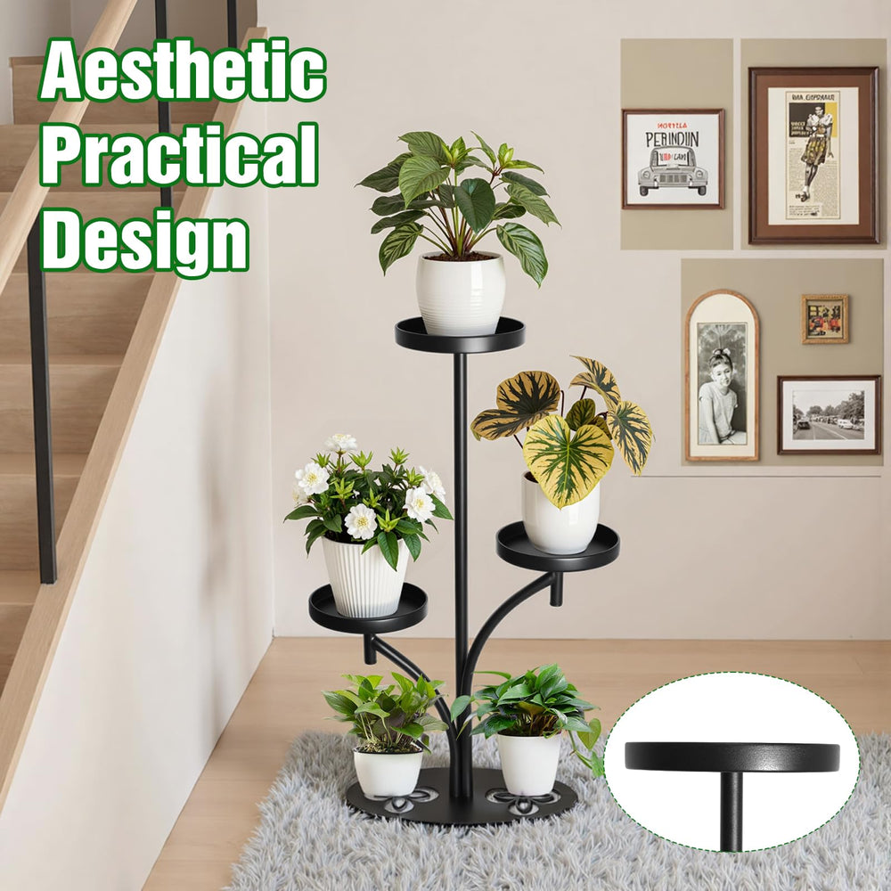 XZHXZH plant stand showing easy assembly instructions