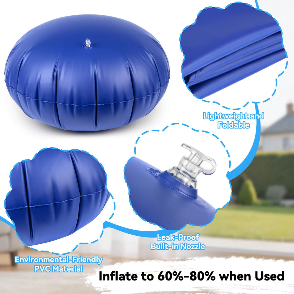 Y-STOP Kids Pod Swing Seat set up in an outdoor setting
