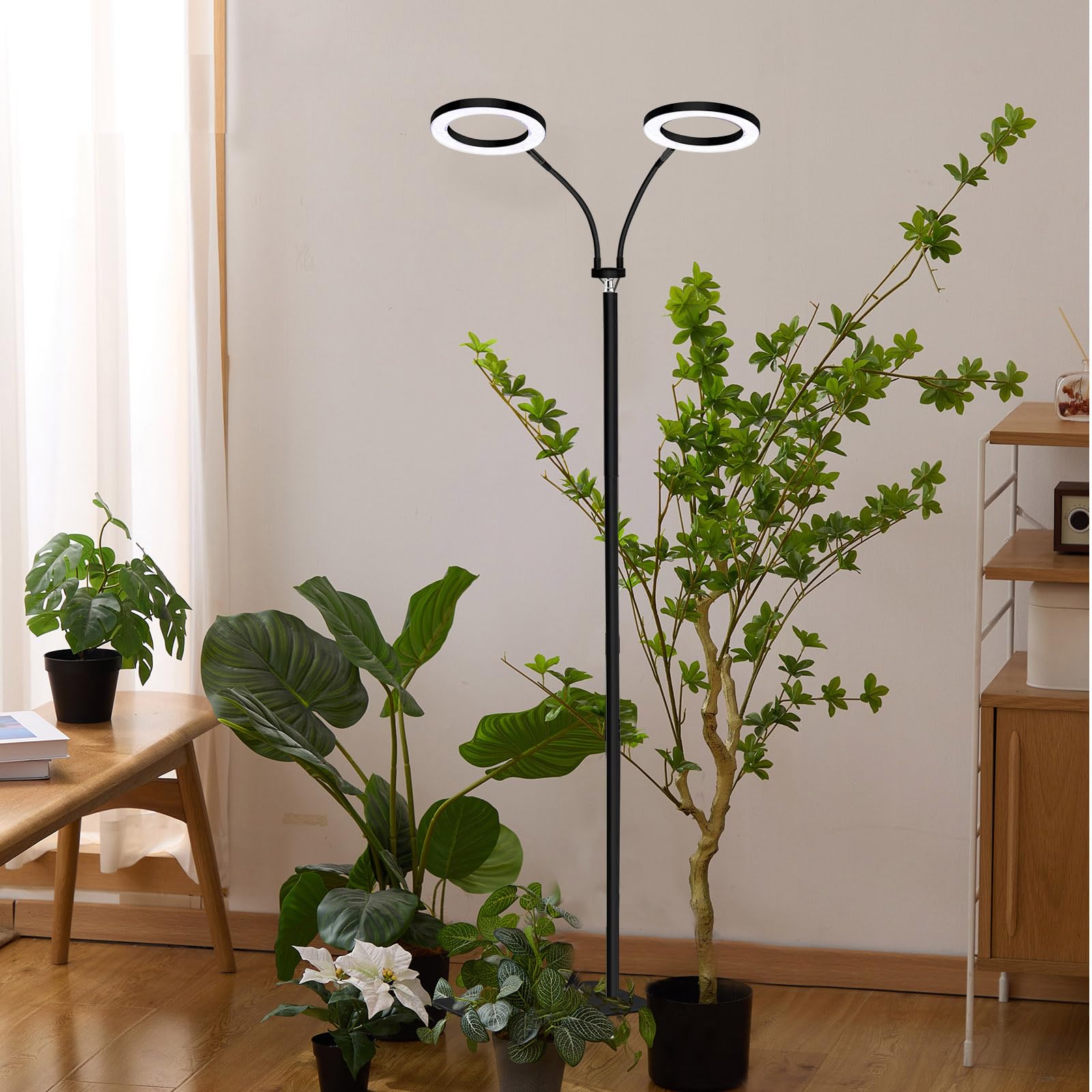 yadoker grow light power cord and plug detail