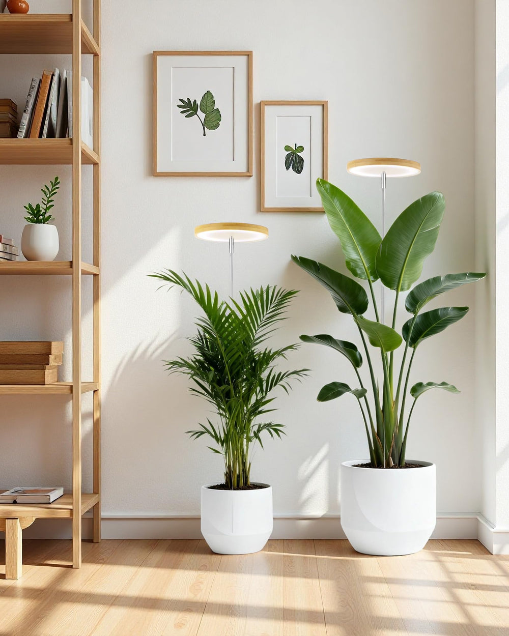 yadoker grow light with long cord placement in dark room