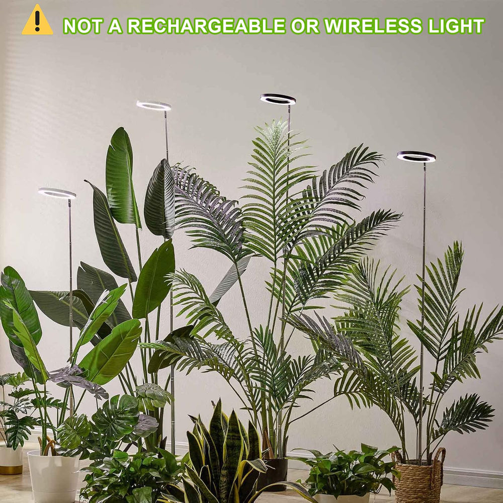 yadoker LED Grow Light setup in indoor garden