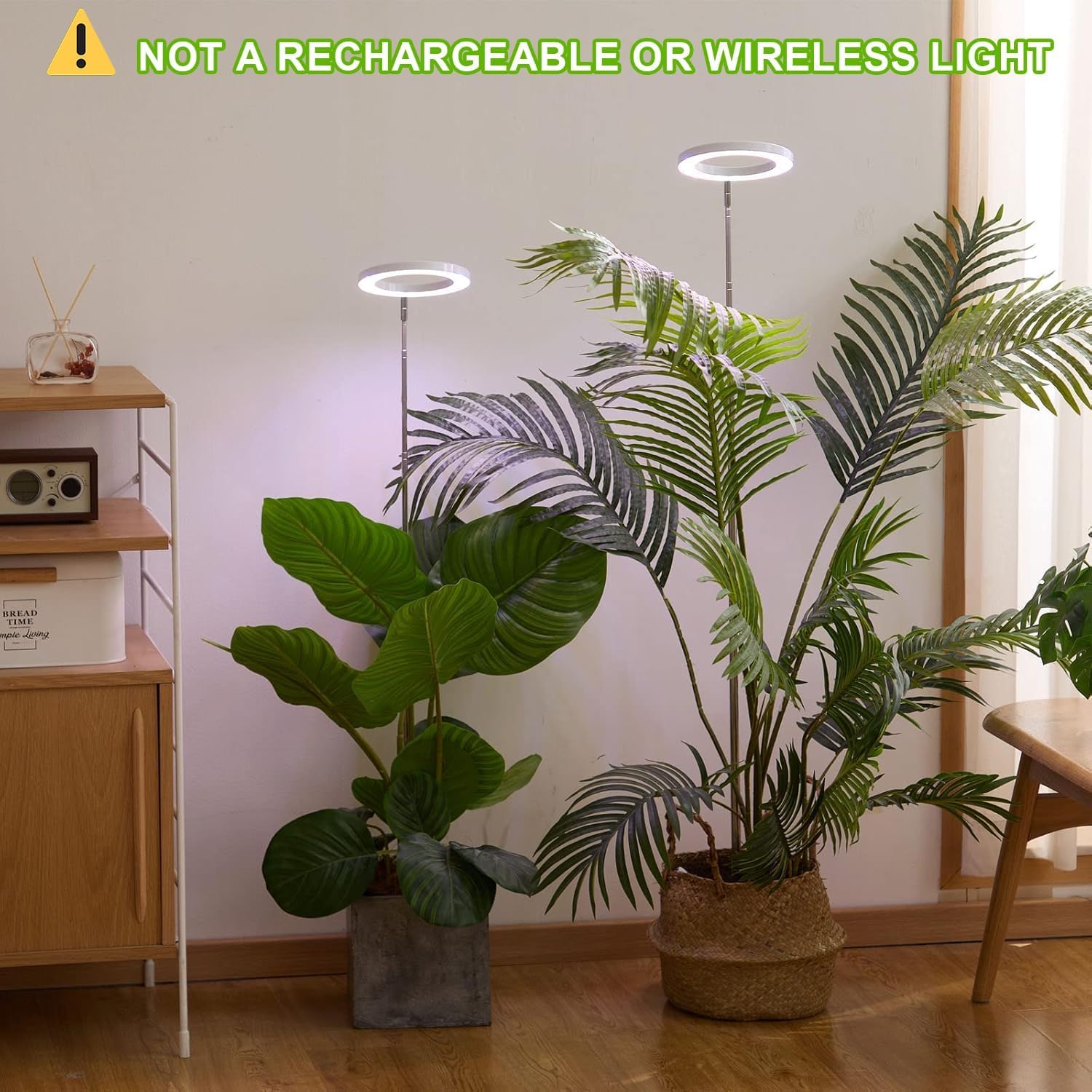 yadoker LED Growing Light in packaging with specifications