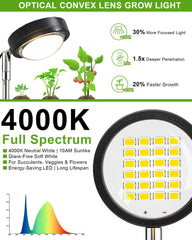 yadoker Plant Grow Light 13ft power cord