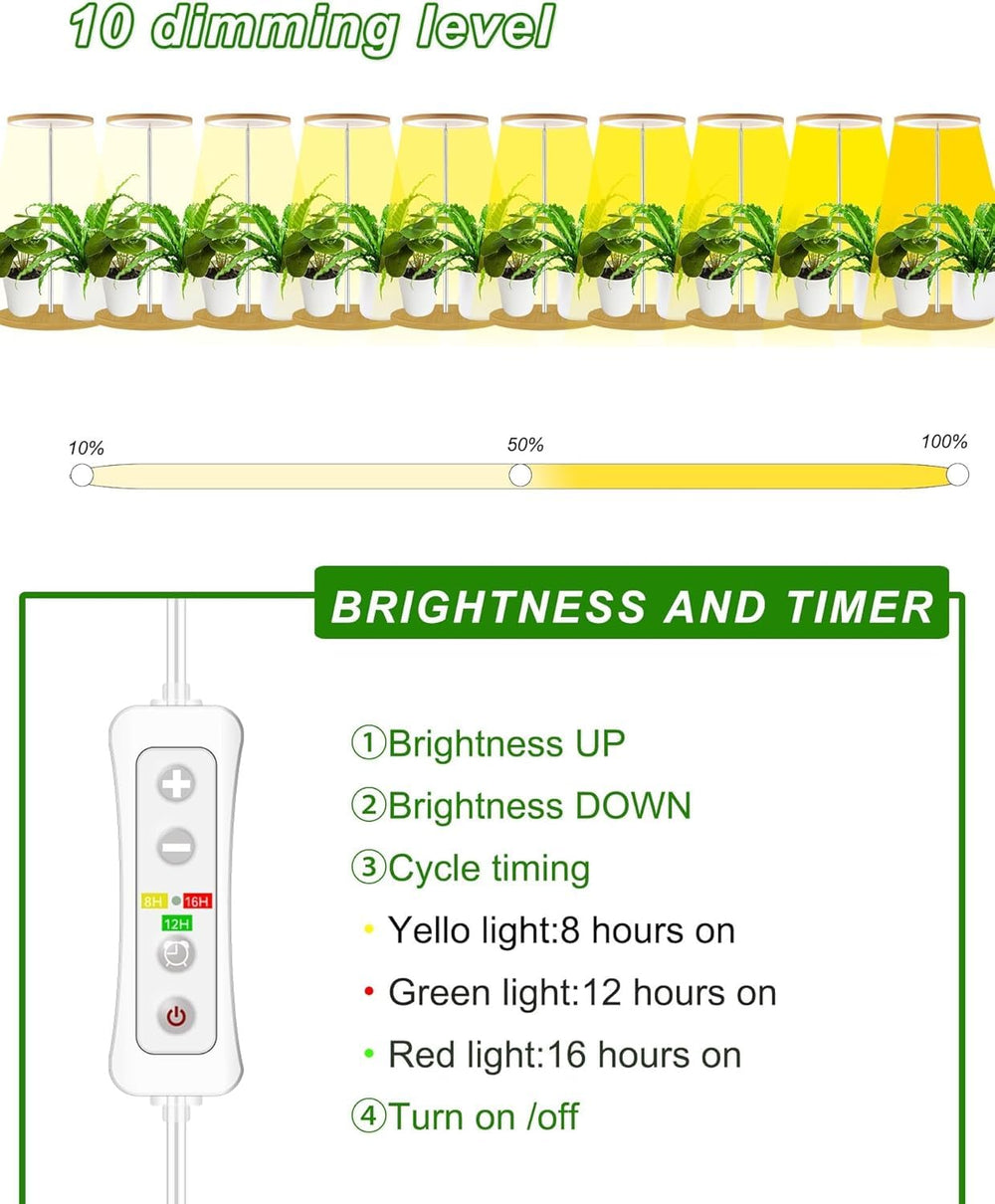 yadoker Plant Grow Light bulb close-up