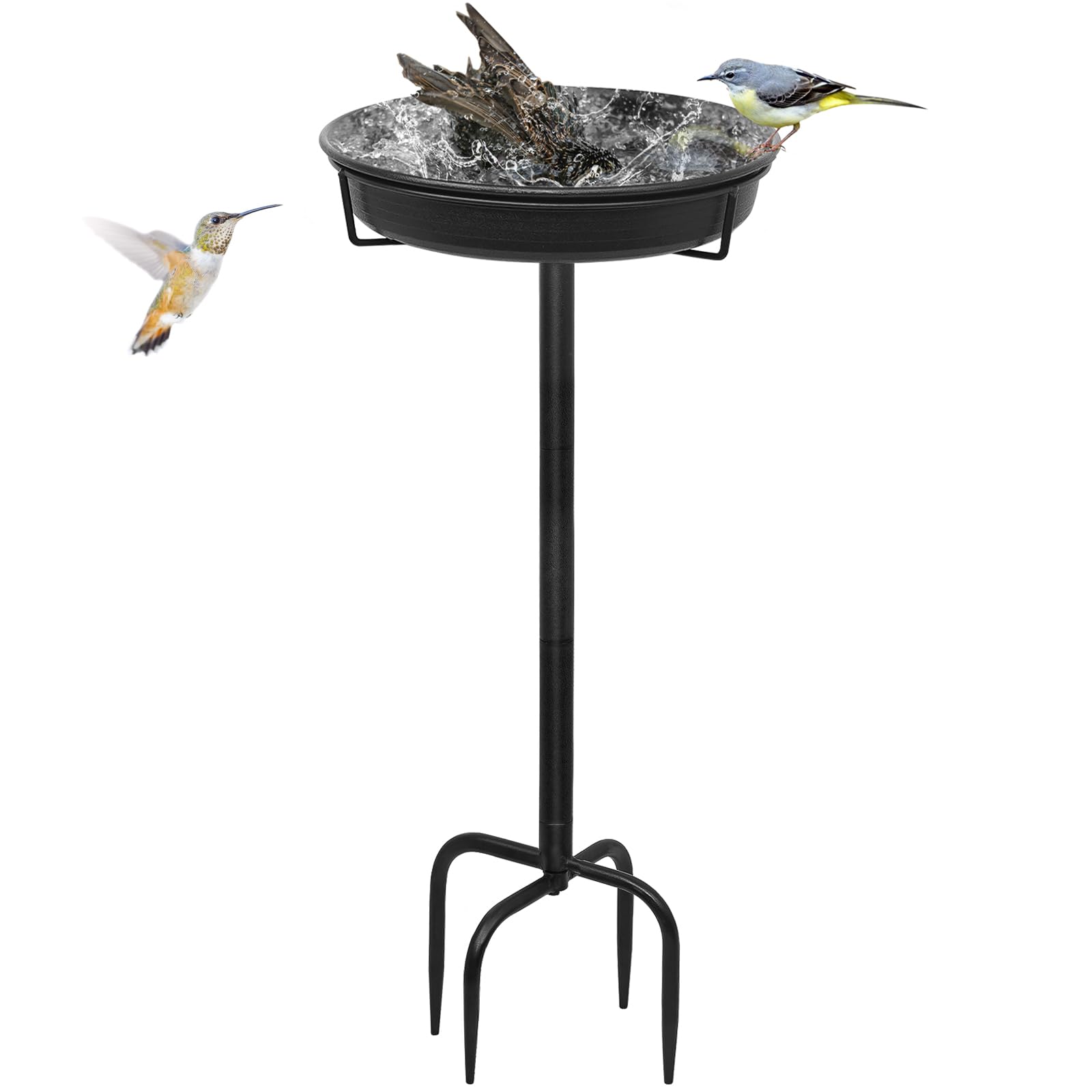 YALINKA 39In Freestanding Birdbath Bowl front view