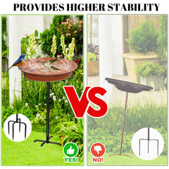YALINKA bird feeder bowl with water and birds