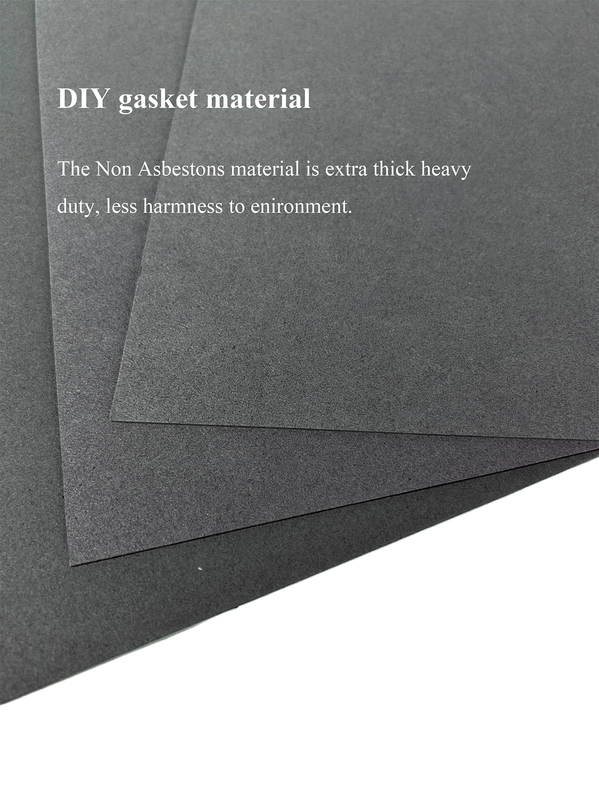 YAMAKATO gasket sheets in packaging with dimensions displayed