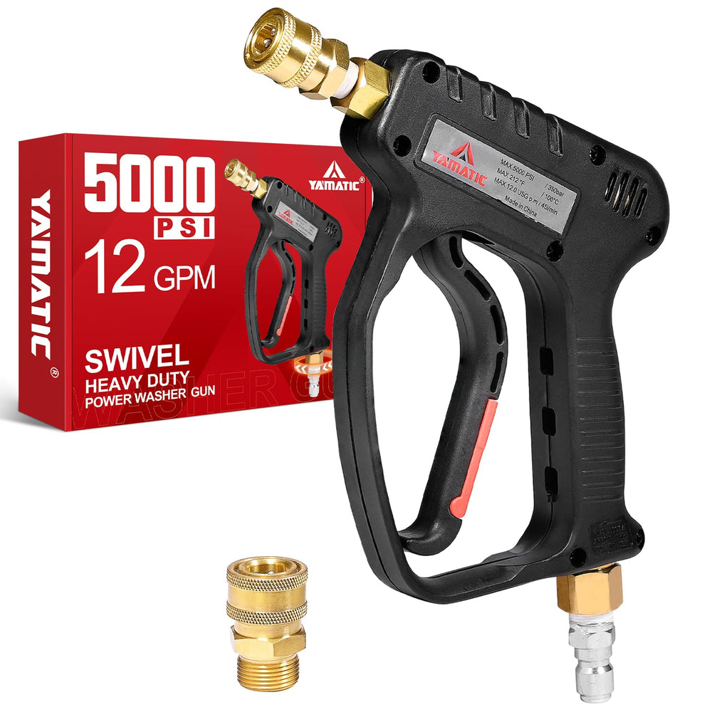 YAMATIC 5000 PSI short pressure washer gun side view