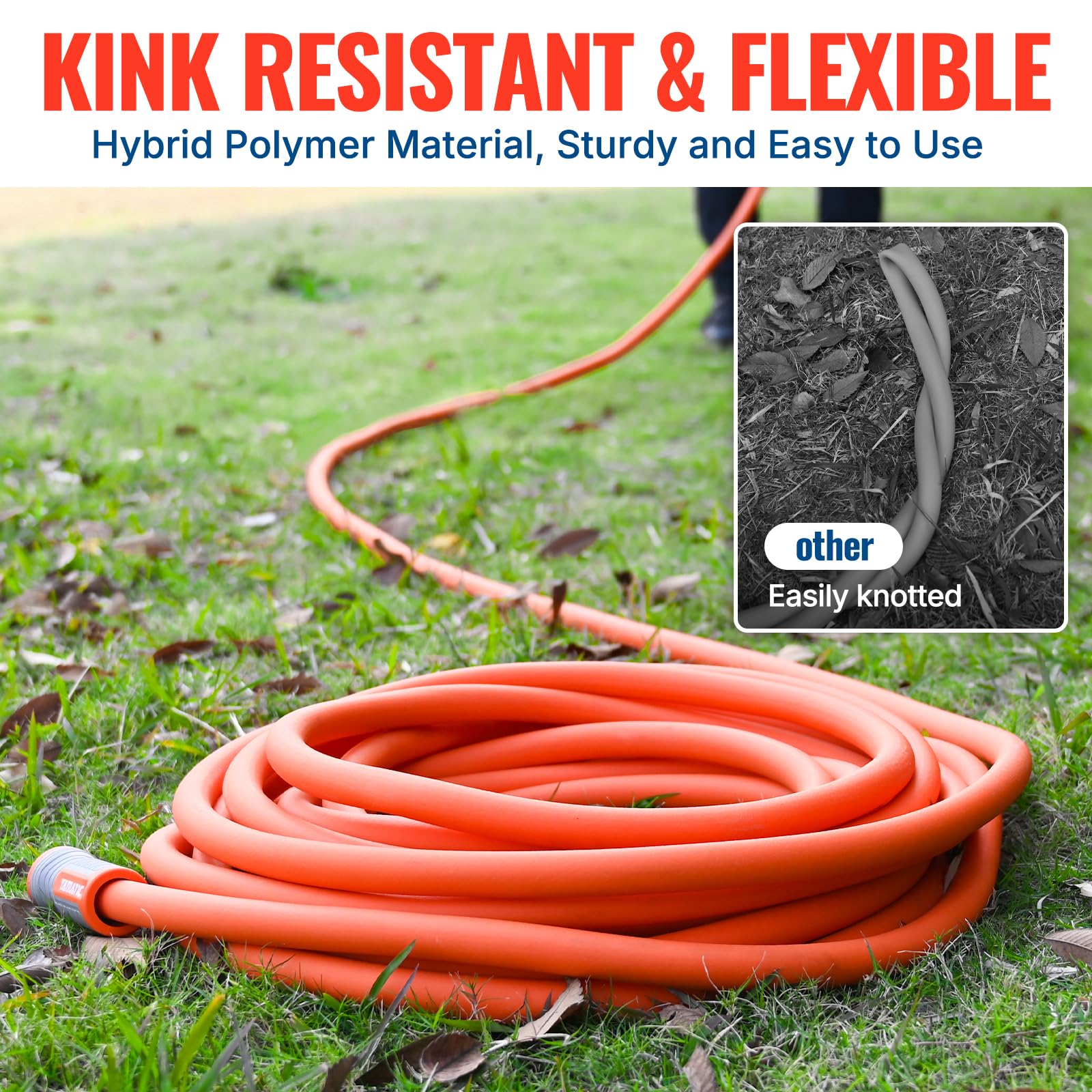 YAMATIC Flexible Garden Hose 5ft lying flat