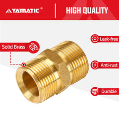 YAMATIC M22-14mm pressure washer hose connector in packaging