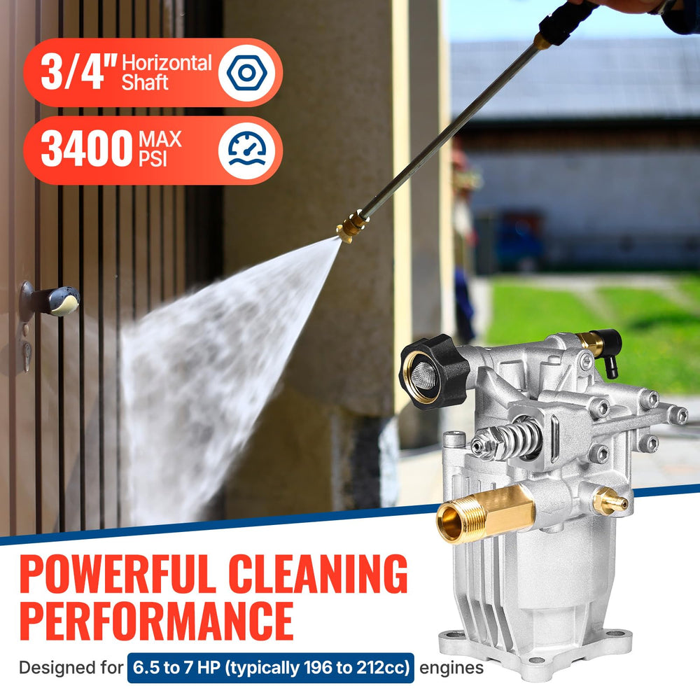 YAMATIC Pressure Washer Pump with stainless steel components