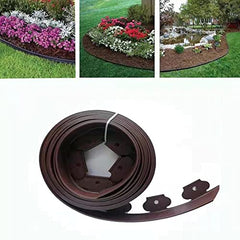 YANEYRIE garden edging displayed in a landscaped yard