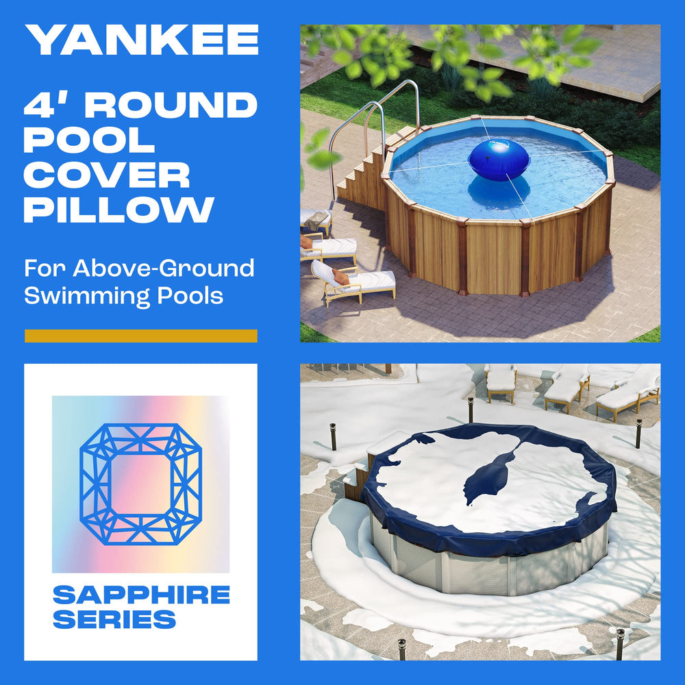Yankee Pool Pillow 4 ft round design with valve