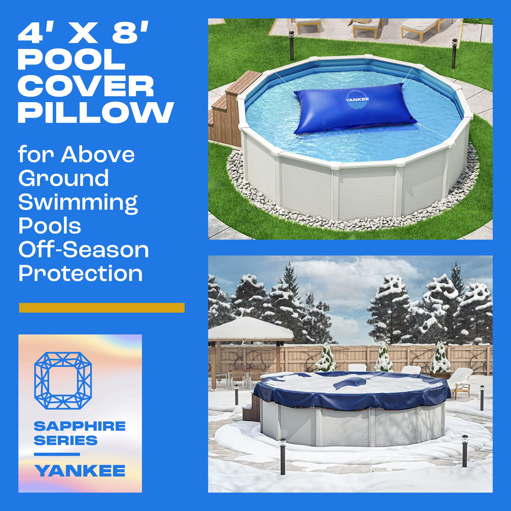 Yankee Pool Pillow 4x8 ft with dual Boston valve