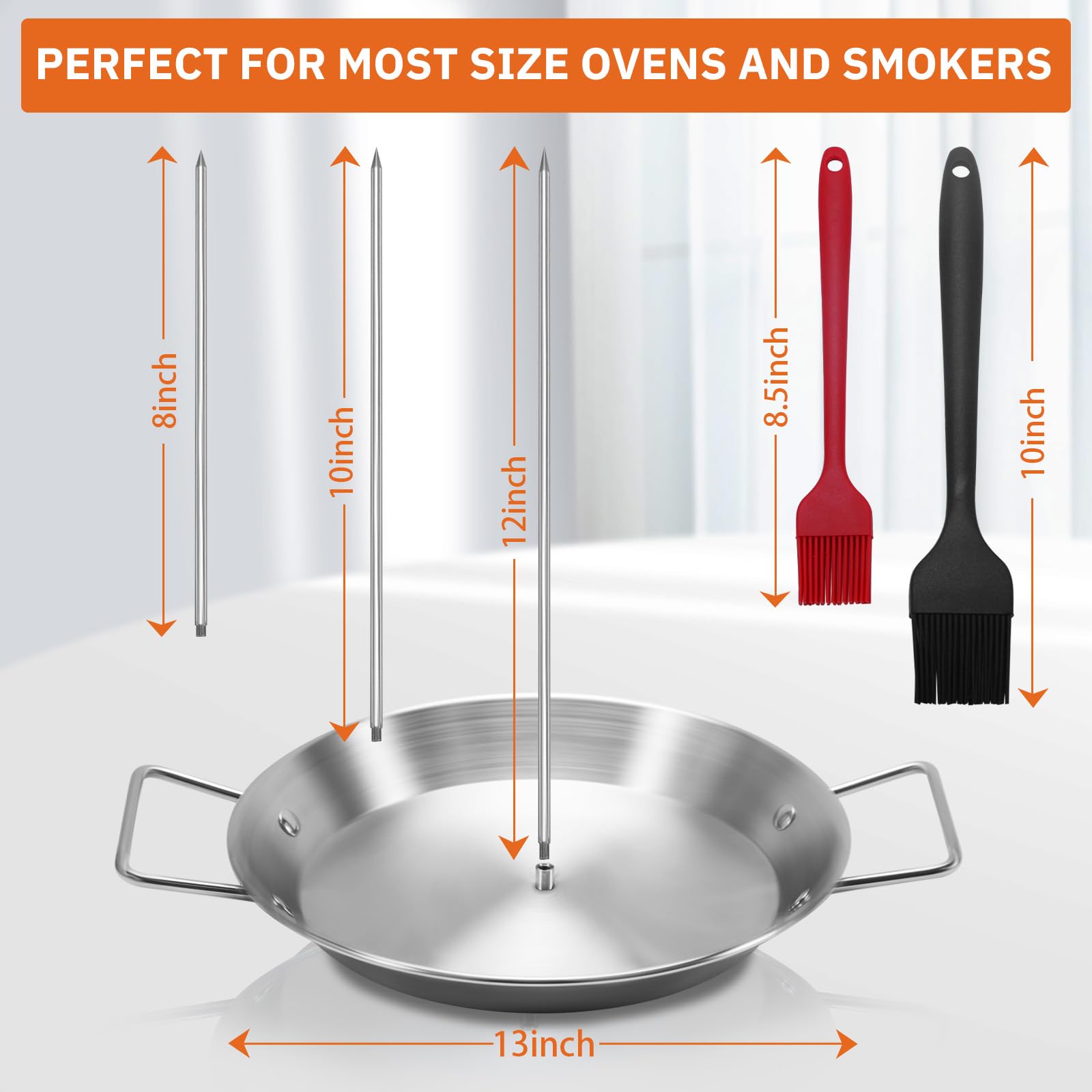 yaokvide Al Pastor Skewer with handle for easy removal
