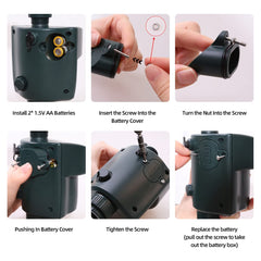 Yardeen sprinkler set up in a garden to protect flowers