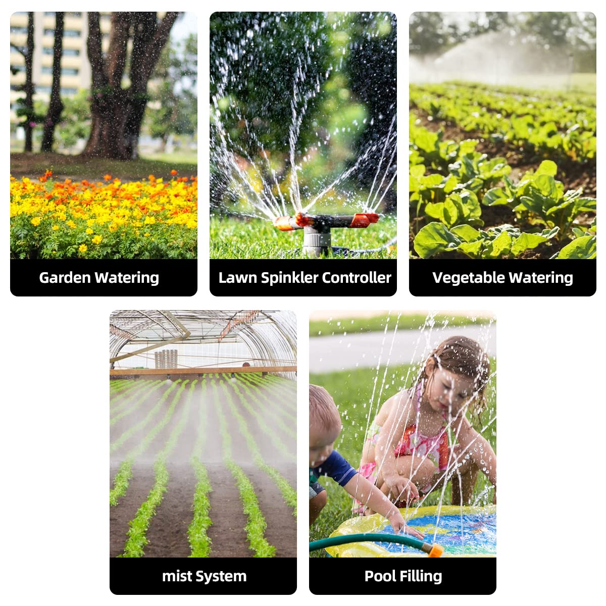 Yardeen Water Timer in a garden setting