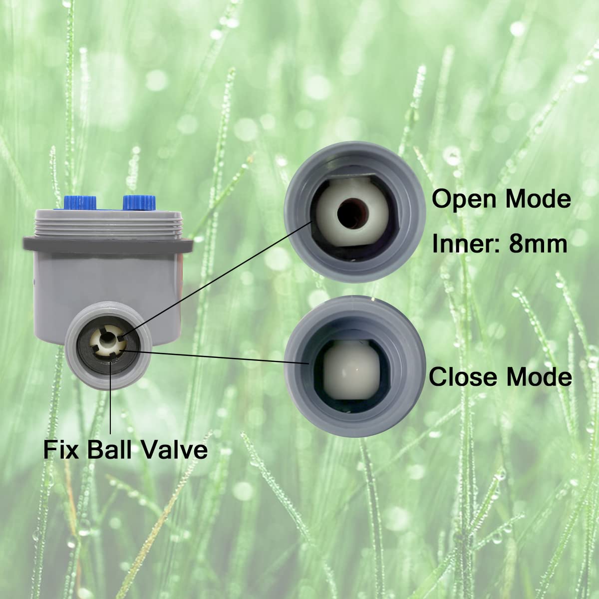 Yardeen Water Timer with stainless steel filter