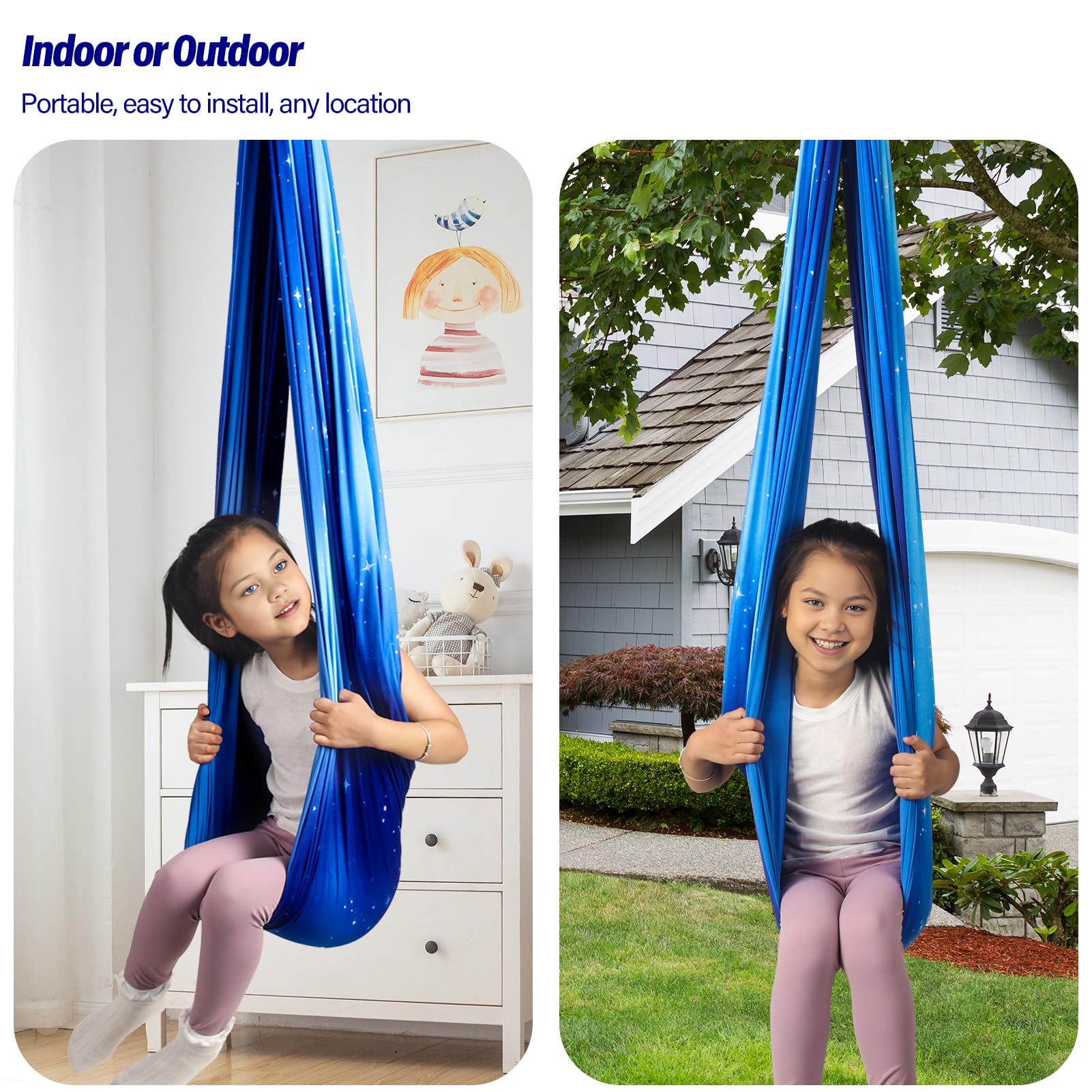 Yatoco Sensory Swing carrying bag included in the package