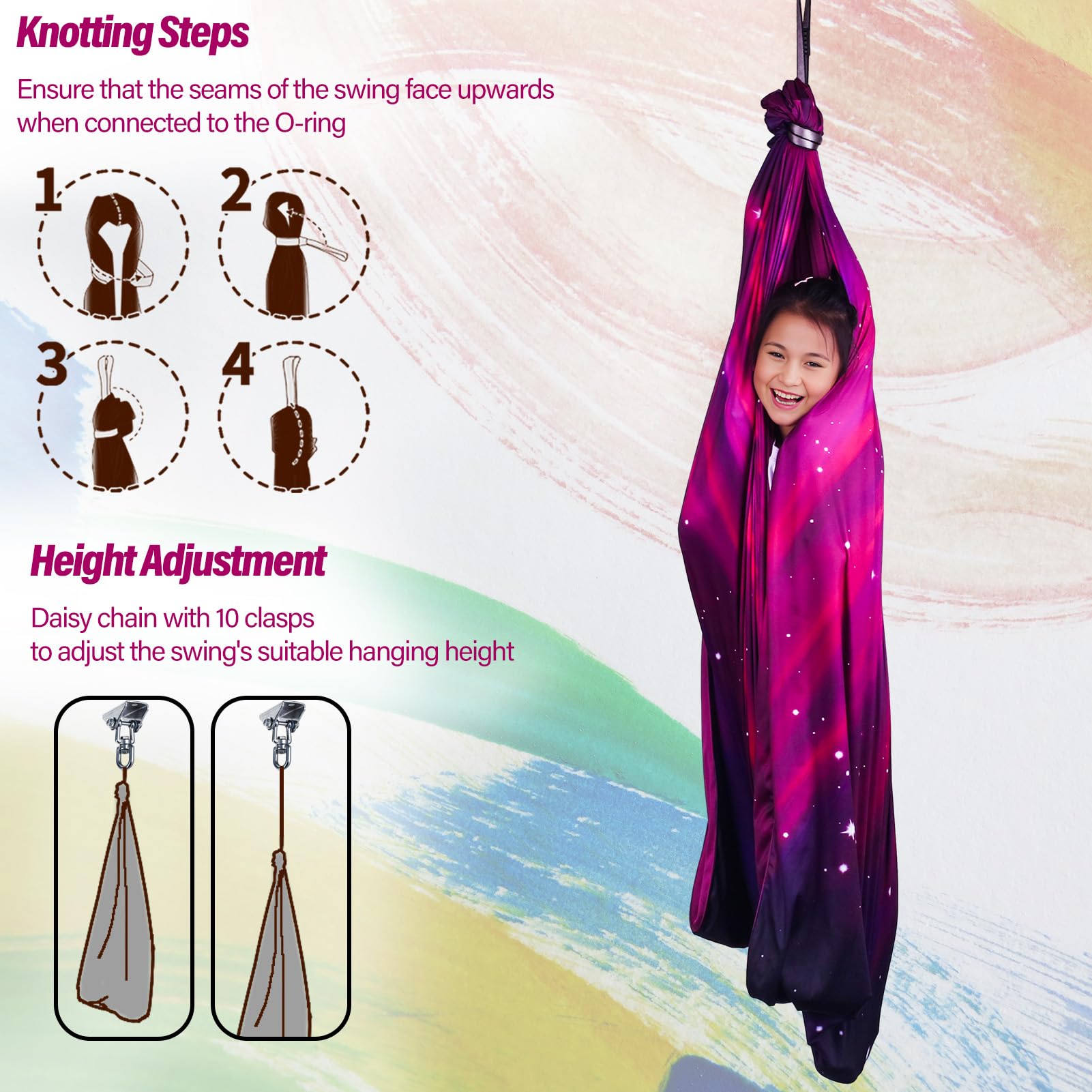 Yatoco Sensory Swing in use by child