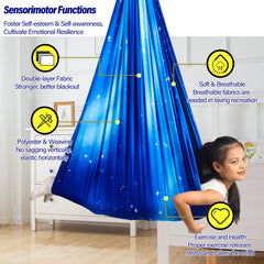Yatoco Sensory Swing showing double layer fabric detail