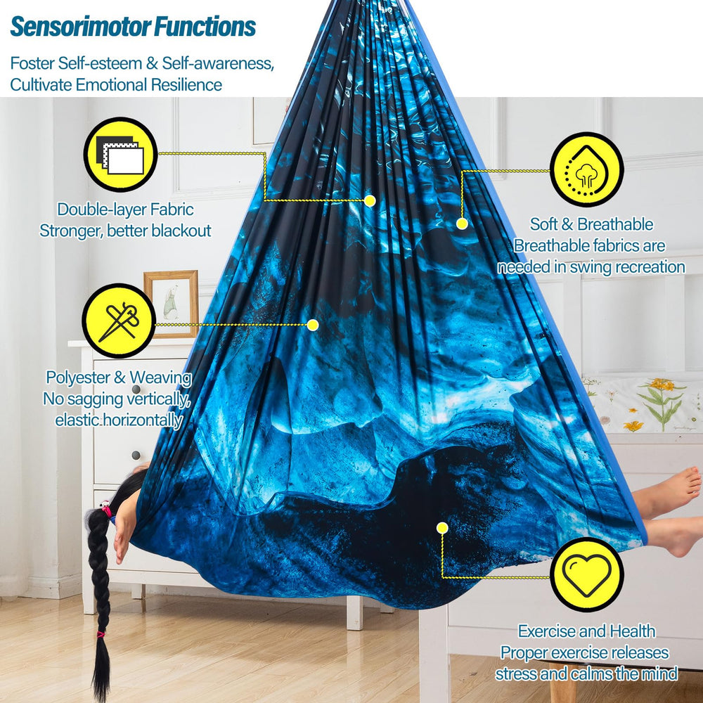 Yatoco Swing showing hanging hardware and installation accessories
