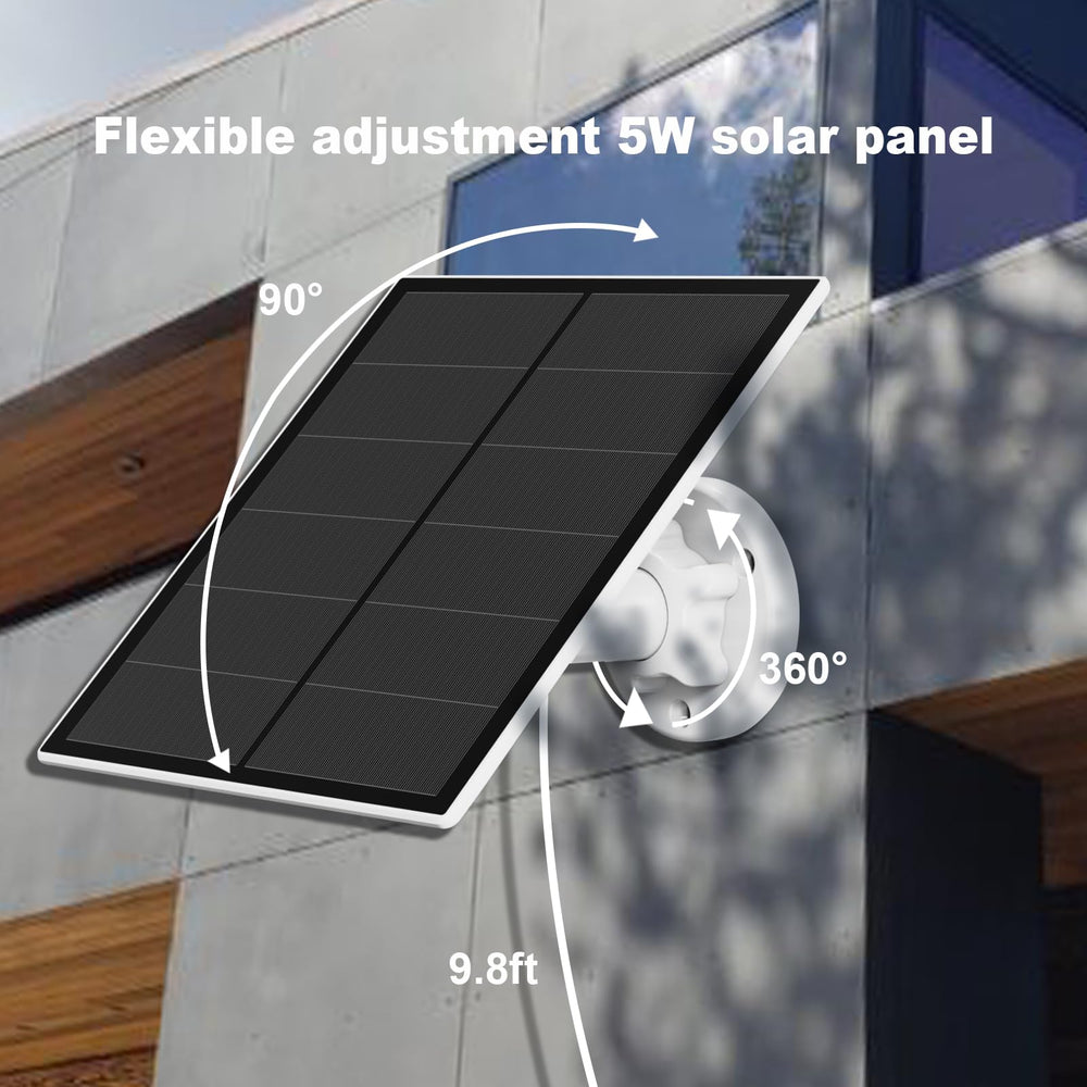 YCTechCam solar panel installation setup
