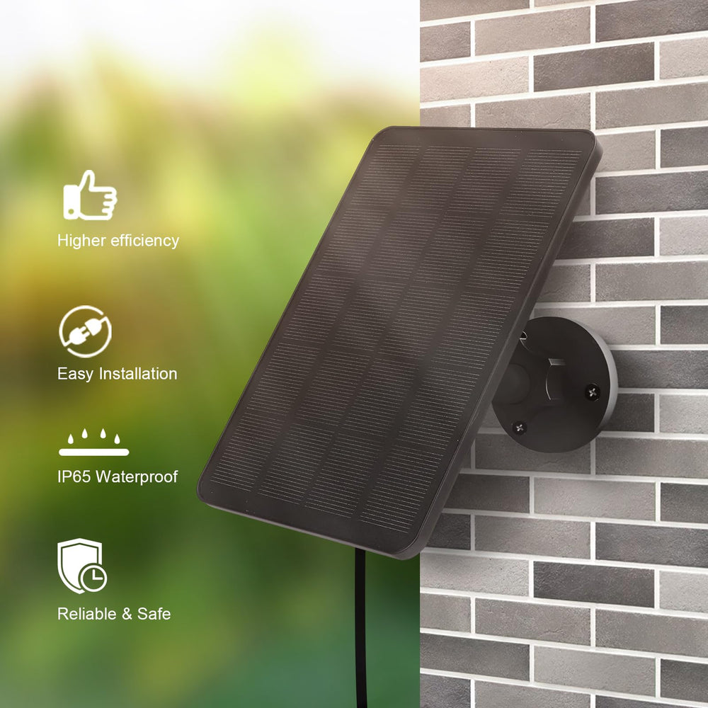 YCTechCam solar panel with 13.12ft cable