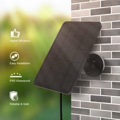 YCTechCam solar panel with 13.12ft cable