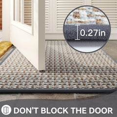 YDKGL door mat easy to clean option with water