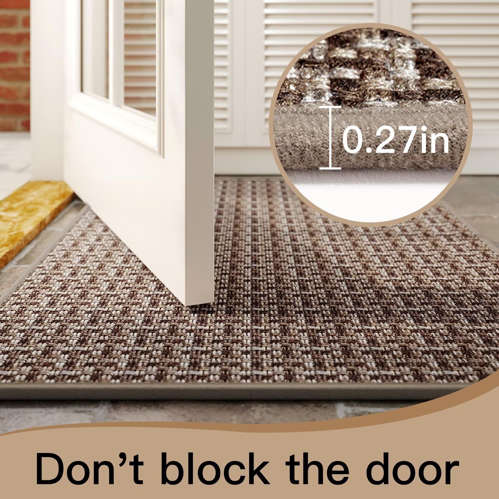 YDKGL doormat in an indoor entrance setting