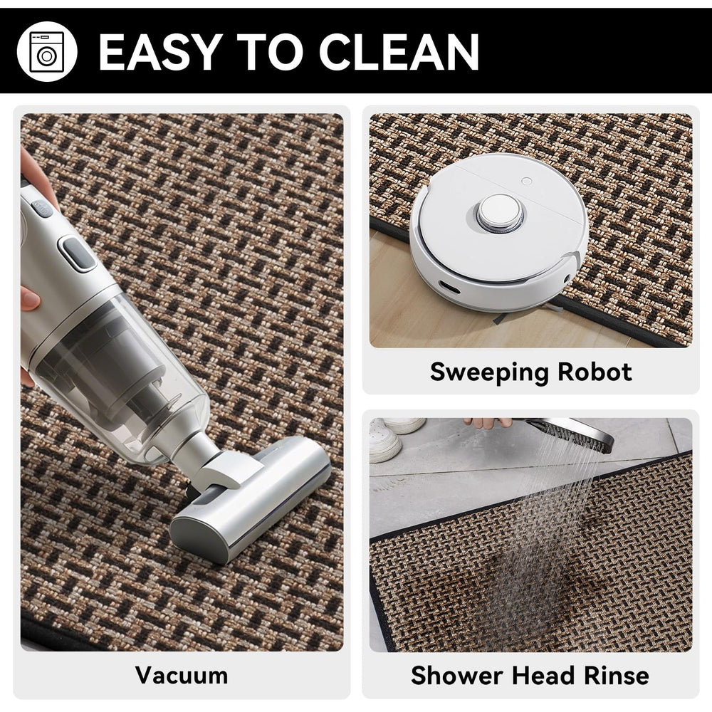 YDKGL Front Door Mat easy cleaning demonstration