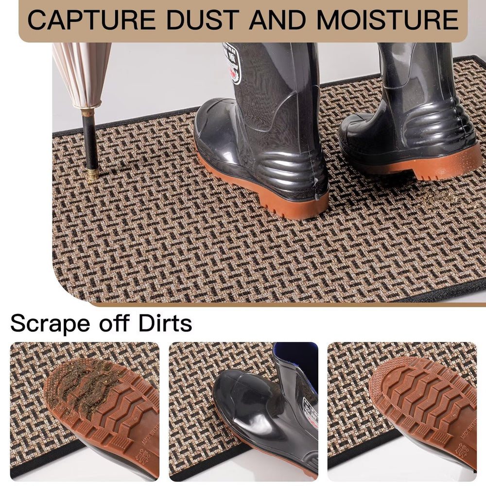 YDKGL Front Door Mat rubber backing detail