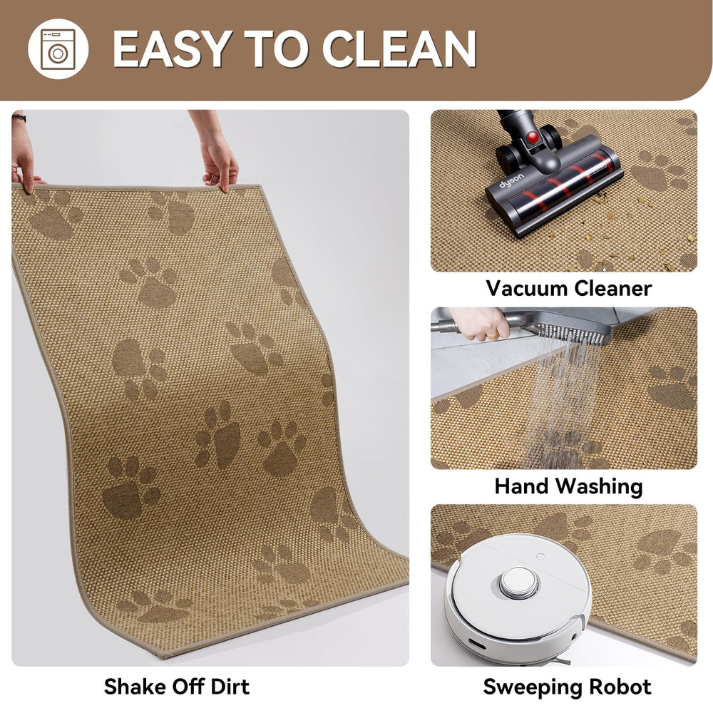 YDKGL Indoor Doormat displayed in a laundry room