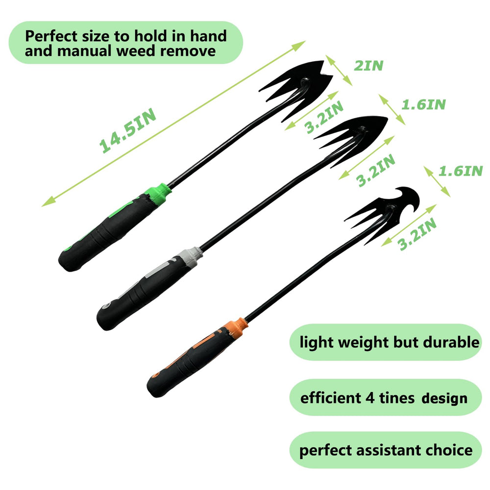 YDKOJGW weed puller tool showing sharp teeth