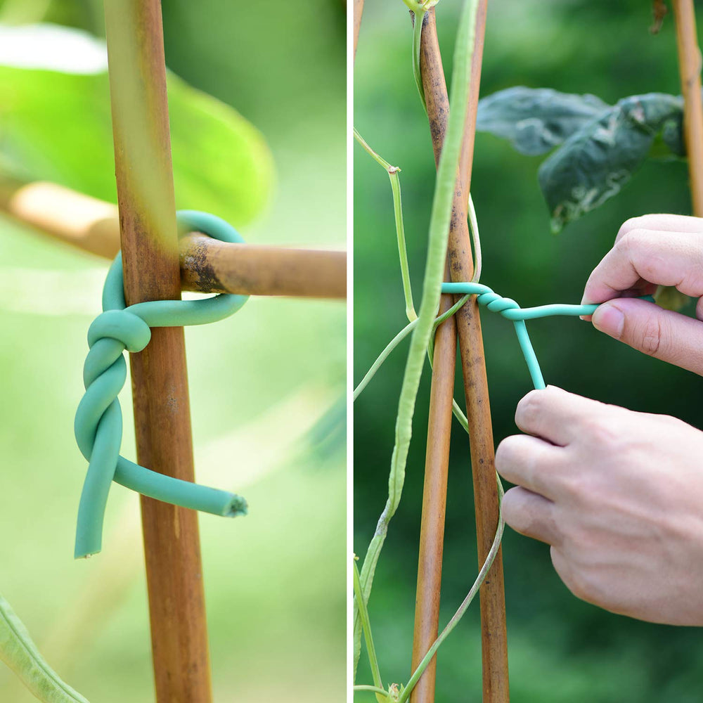 YDSL Soft Plant Tie rolled up showing length and texture