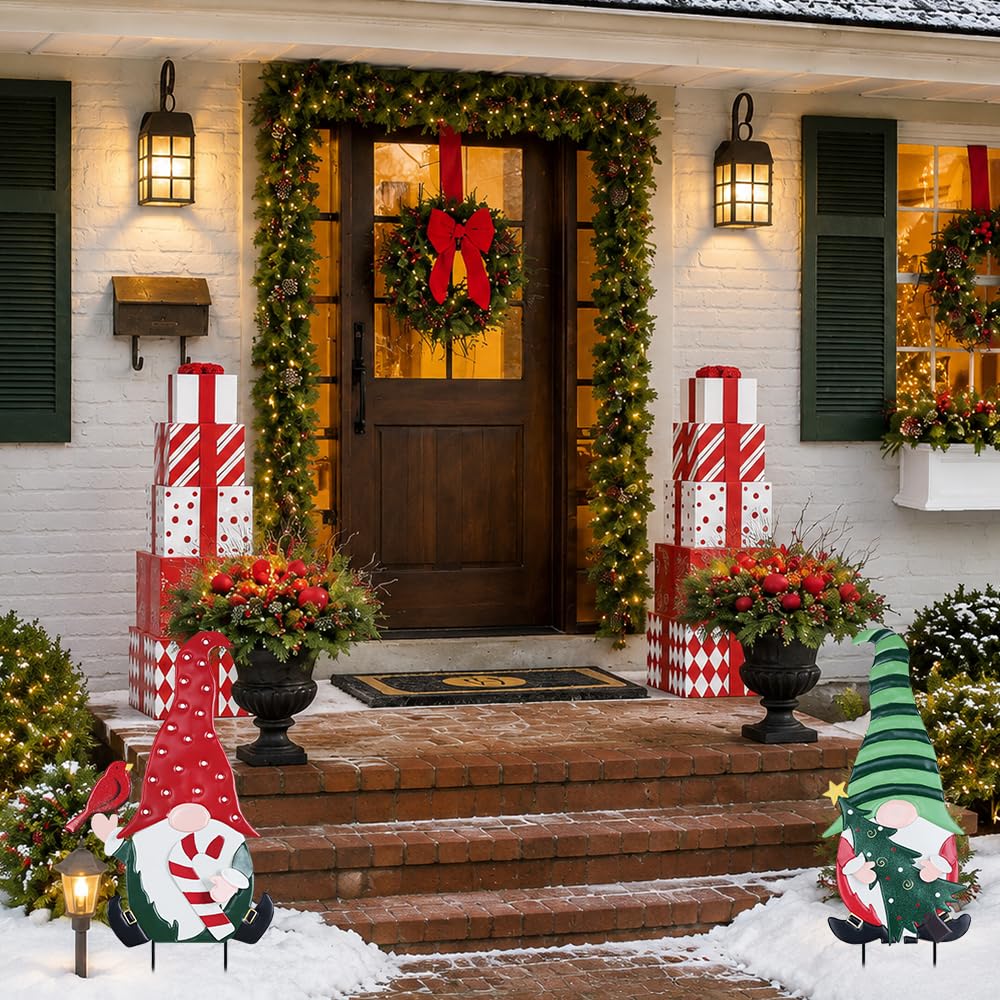 YEAHOME Christmas gnomes in vibrant colours