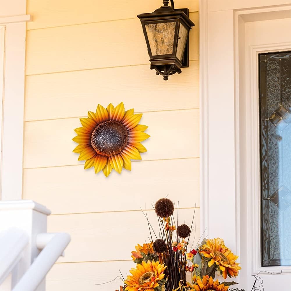 YEAHOME sunflower wall art in vibrant colours