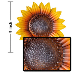 YEAHOME sunflower wall decor hanging on a garden fence