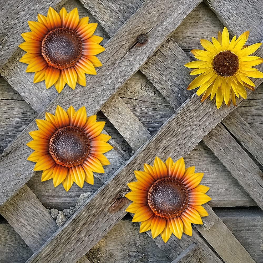 YEAHOME sunflower wall decor ready to hang