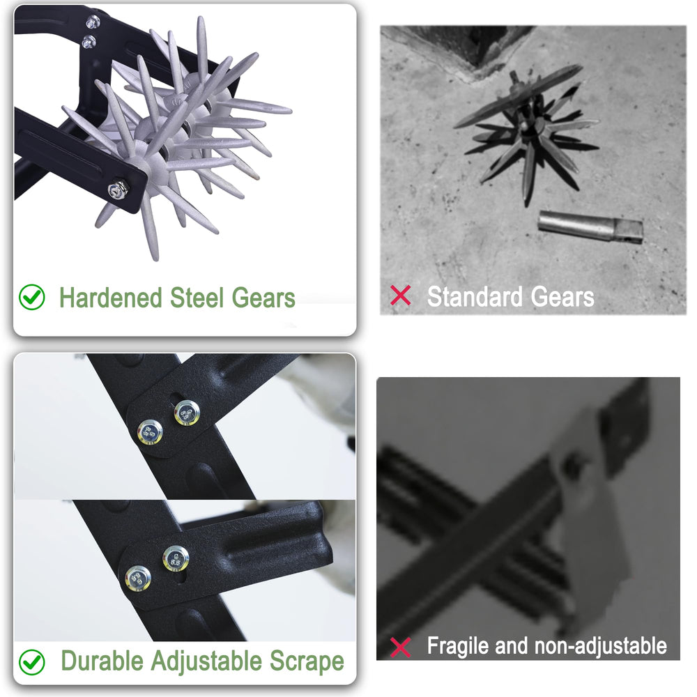 YEELOR 2-in-1 Rotary Cultivator packaging and features