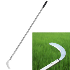 YEELOR Weeding Sickle with adjustable handle in silver