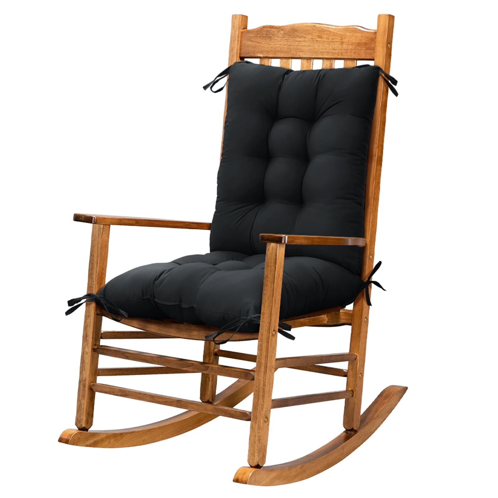 Yefound Black Chair Cushion front view