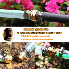 YELUN garden hose fittings in packaging