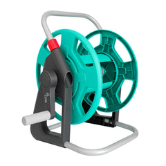 YESTAR garden water hose reel front view in green