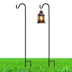 Yetene 24 inch black shepherds hook front view