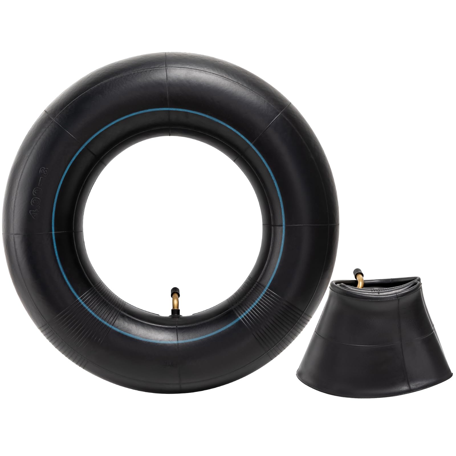 YeYouC inner tube alongside manual pump for inflation