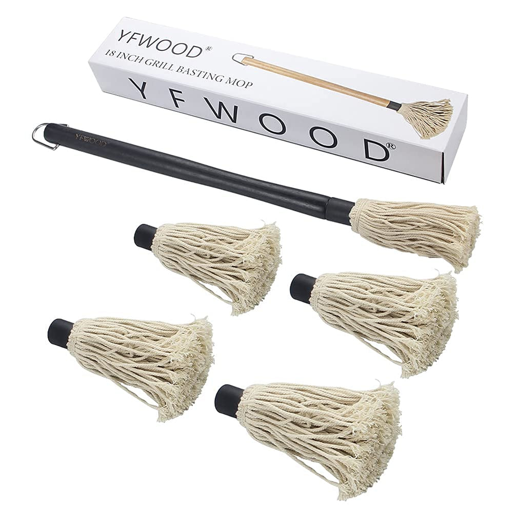 YFWOOD BBQ Basting Brush with Cotton Fibres