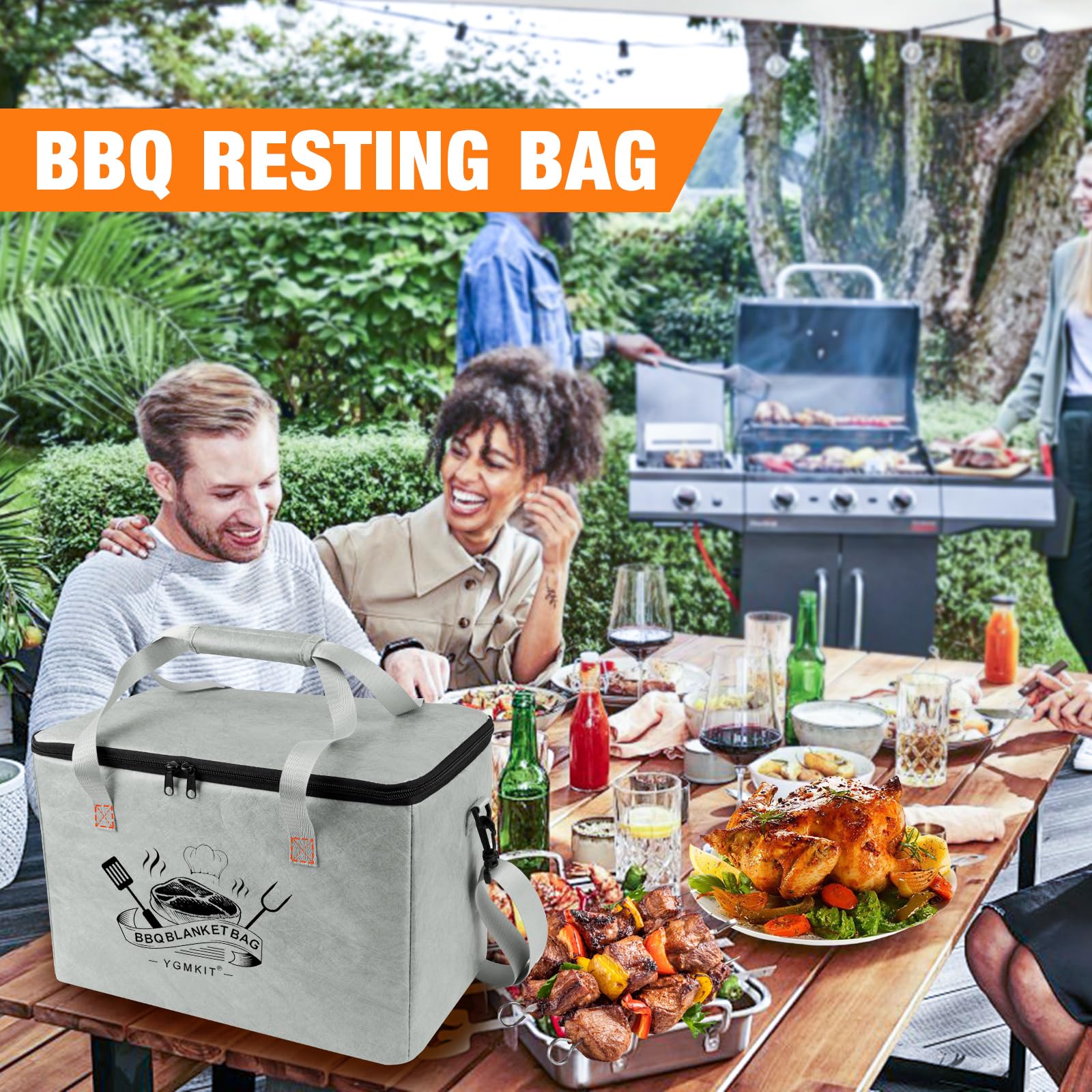 YGMkit BBQ Blanket folded flat for storage