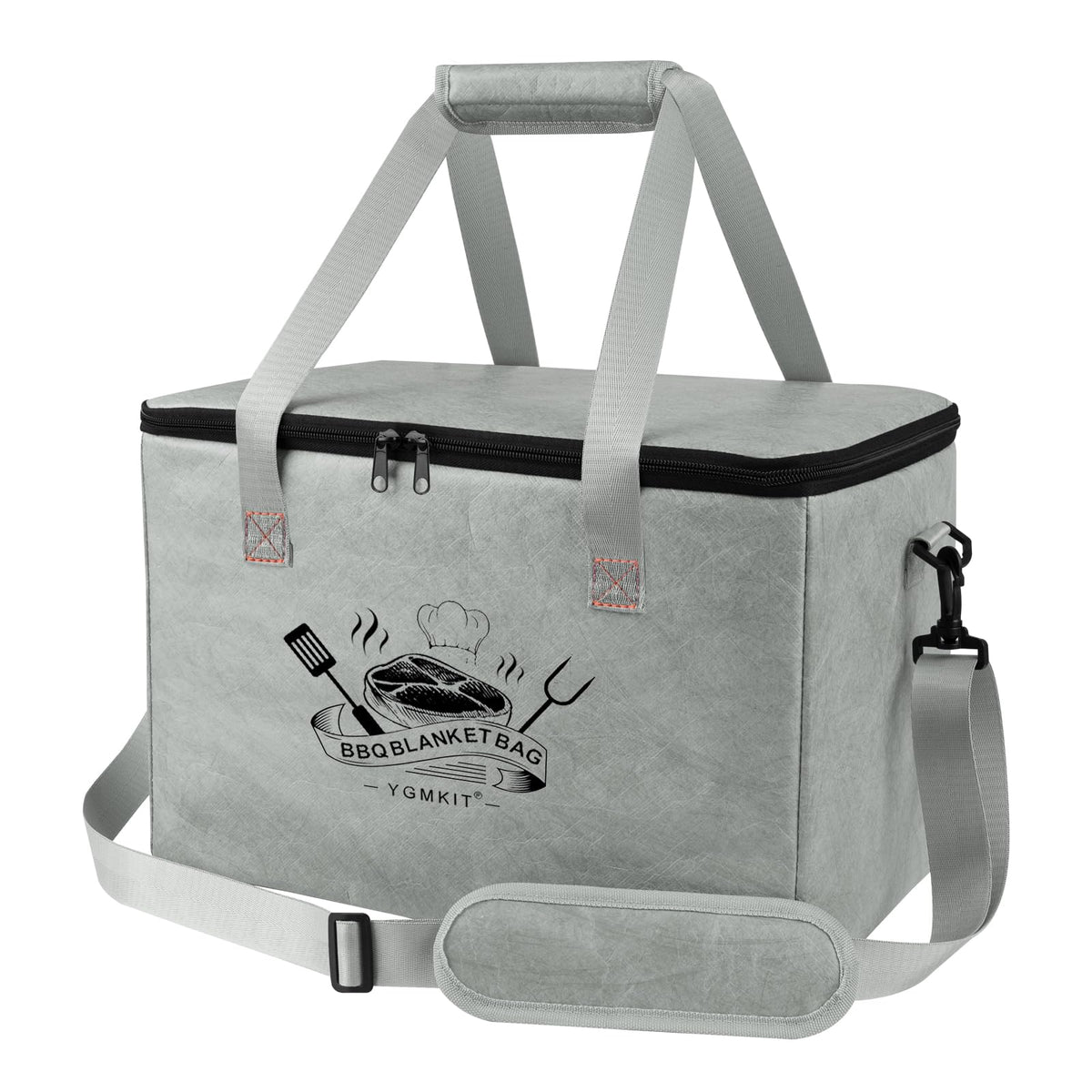 YGMkit BBQ Blanket for Resting Meat, gray color front view